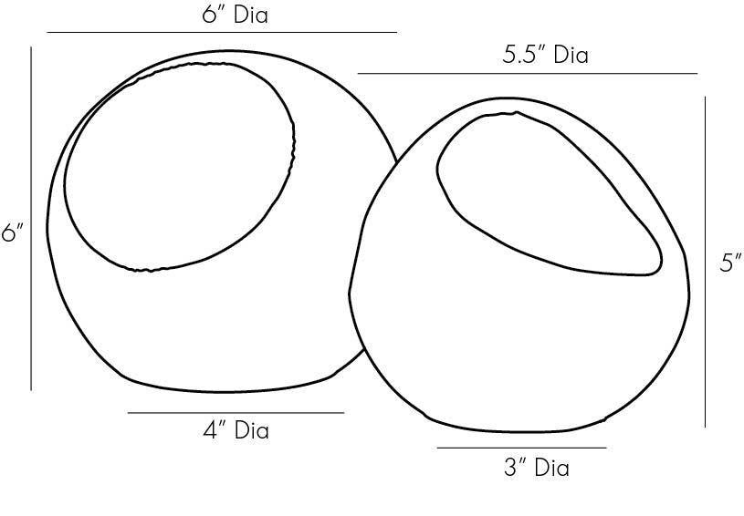Arteriors Home Ida Sculptures, Set of 2