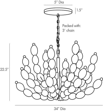Arteriors Home Indi Chandelier