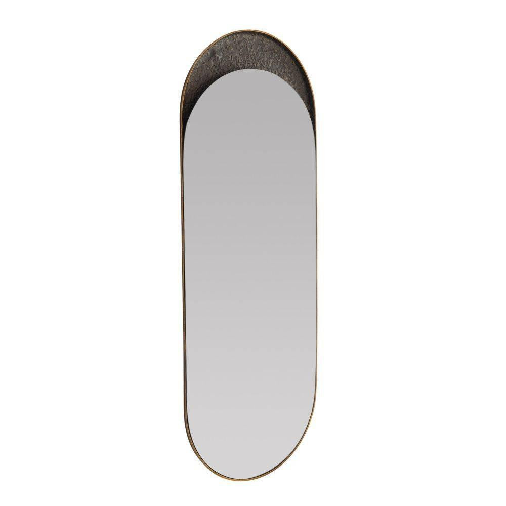 Arteriors Home Inset Long Mirror Antique Brass