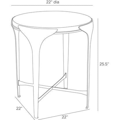 Arteriors Home Janine End Table