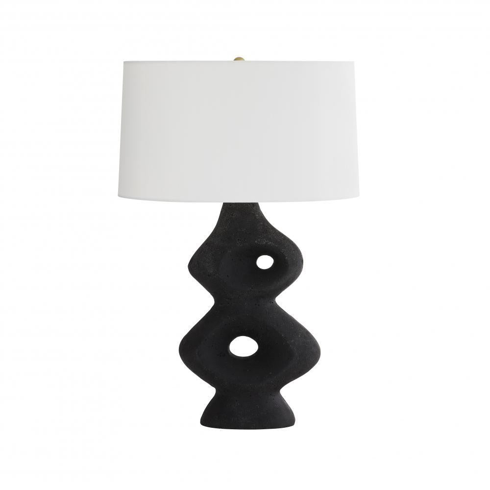 Arteriors Home Jemai Table Lamp Black, Charcoal