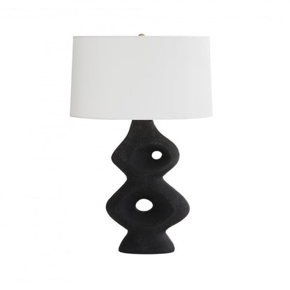 Arteriors Home Jemai Table Lamp Black, Charcoal