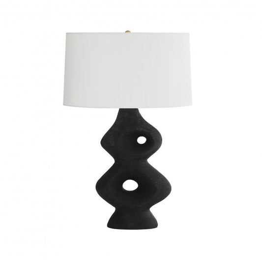 Arteriors Home Jemai Table Lamp Black, Charcoal