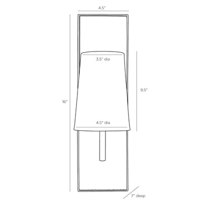 Arteriors Home Kapri Wall Sconce