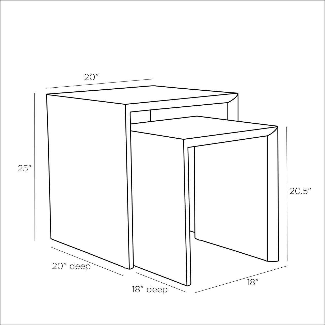 Arteriors Home Kiersten End Tables, Set of 2
