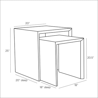 Arteriors Home Kiersten End Tables, Set of 2