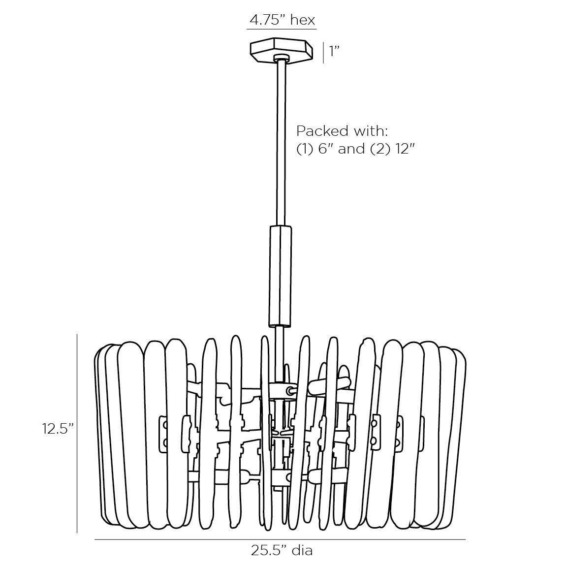 Arteriors Home Klaus Chandelier
