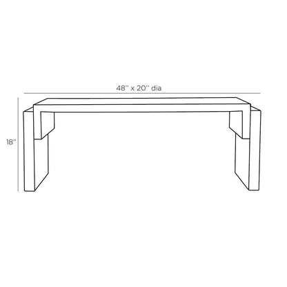 Arteriors Home Luke Cocktail Table