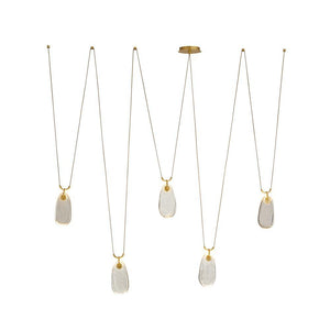 Arteriors Home Melt Chandelier Antique Brass