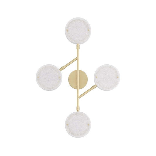 Arteriors Home Meridian Wall Sconce Clear Seedy