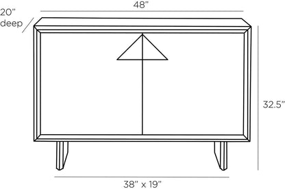 Arteriors Home Naomi Cabinet