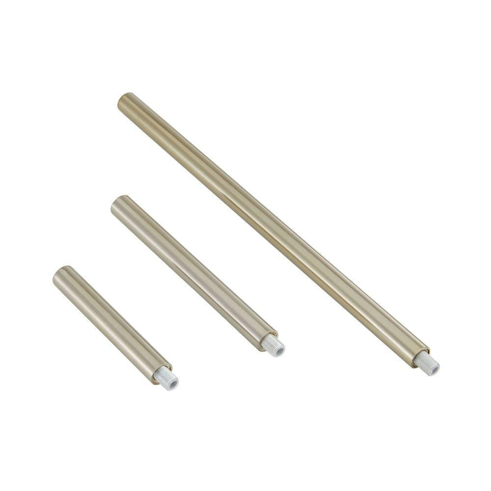 Arteriors Home Pale Brass Extension Pipe (1) 4", (1) 6" and (1) 12" PIPE-424