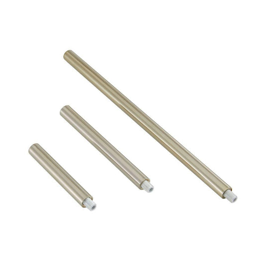 Arteriors Home Pale Brass Extension Pipe (1) 4", (1) 6" and (1) 12" PIPE-424
