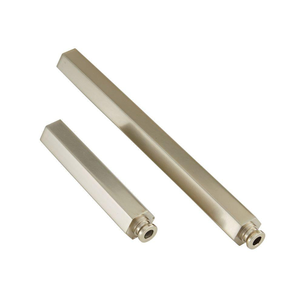 Arteriors Home Pale Brass Hex Extension Pipe (1) 6" and (1) 12" PIPE-412