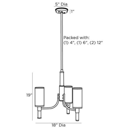 Arteriors Home Paulino Chandelier