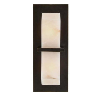 Arteriors Home Redmond Wall Sconce, 2-Light, LED, English Bronze, White, 20"H (49524 3QNCZ)