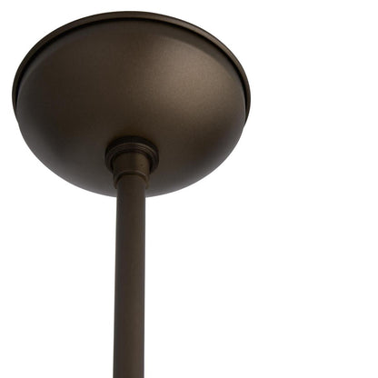 Arteriors Home Reeves Outdoor Pendant, 1-Light, Aged Brass, Clear Glass, 15.5"W (49208 3FR50)