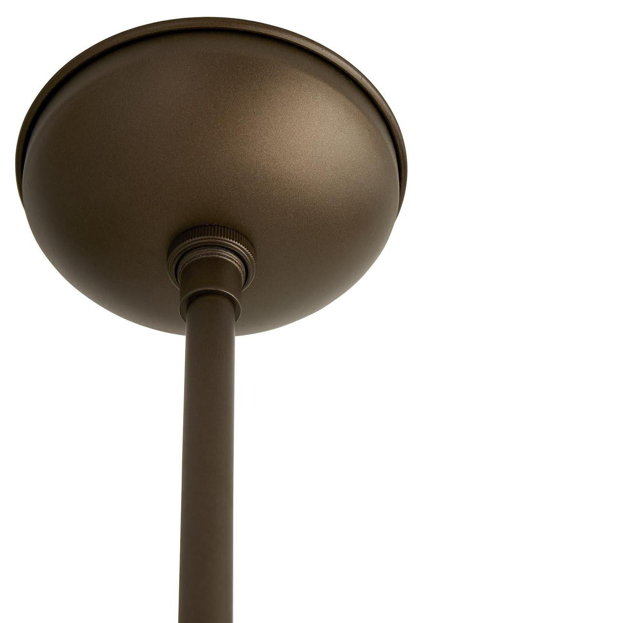 Arteriors Home Reeves Outdoor Pendant, 1-Light, Aged Brass, Clear Glass, 8"W (49211 3FR52)