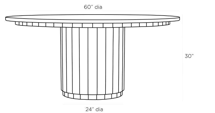 Arteriors Home Reid Dining Table
