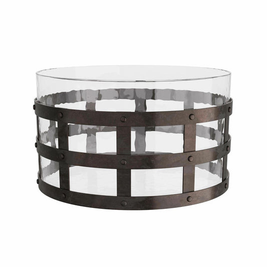 Arteriors Home Rivet Centerpiece Blackened Iron