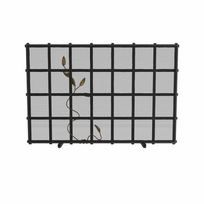 Arteriors Home Rivet Fire Screen Natural Iron