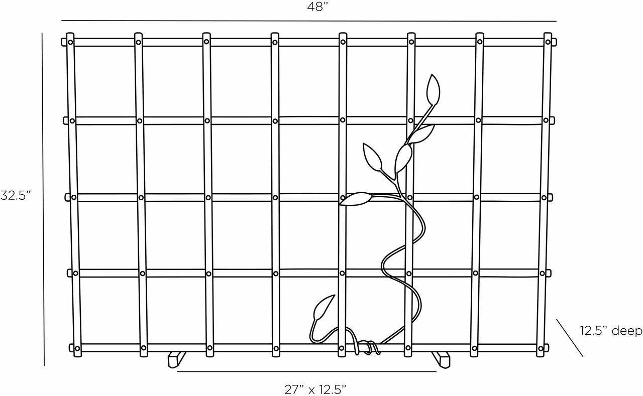 Arteriors Home Rivet Fire Screen