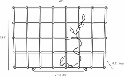 Arteriors Home Rivet Fire Screen