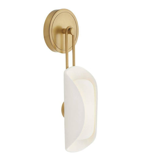 Arteriors Home Roll Sconce Antique Brass