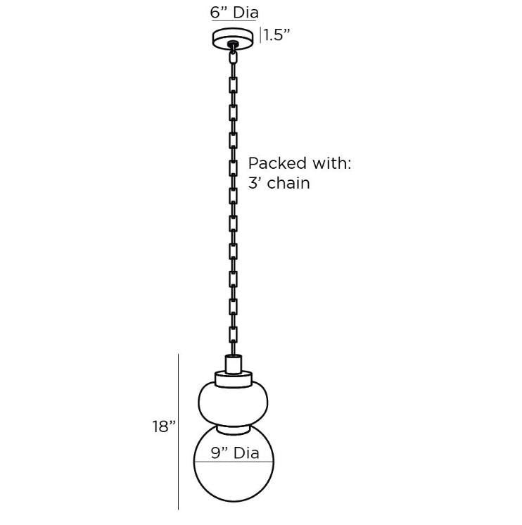 Arteriors Home Rosemont Pendant