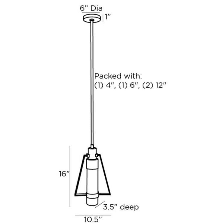 Arteriors Home Rozuko Pendant