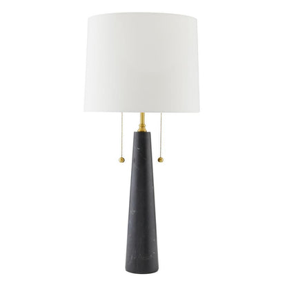 Arteriors Home Sidney Table Lamp Black, Antique Brass, Off-White