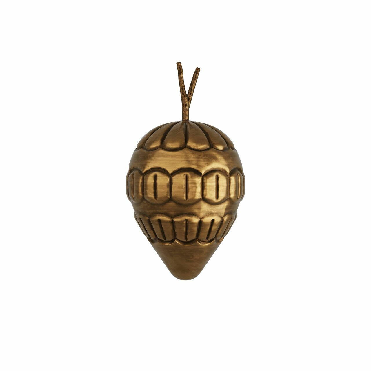 Arteriors Home Soursop Sculpture Vintage Brass