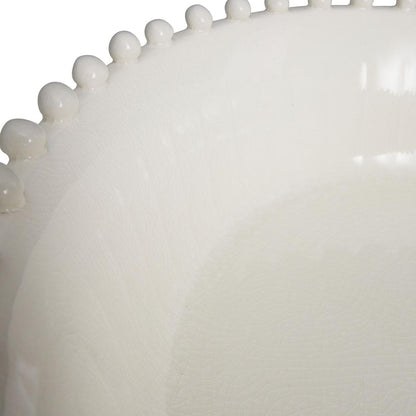 Arteriors Home Spitzy Centerpiece, Ivory, Ceramic, Oval, 16.5"W (DC7008 3MRLD)