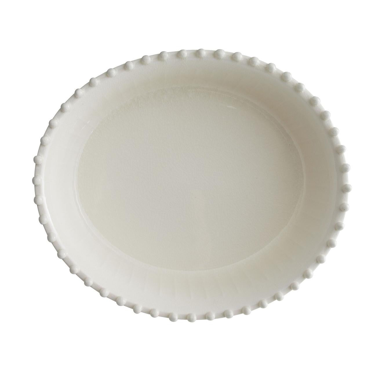 Arteriors Home Spitzy Centerpiece, Ivory, Ceramic, Oval, 16.5"W (DC7008 3MRLD)