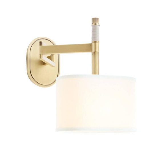Arteriors Home Stitch Sconce Antique Brass