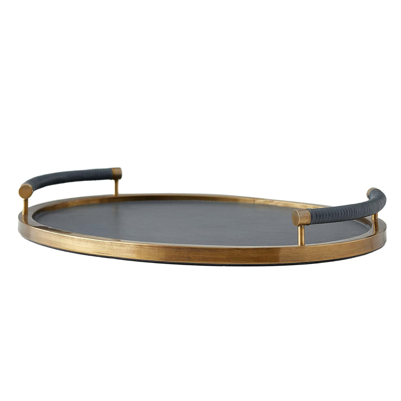 Arteriors Home Tallulah Tray Antique Brass