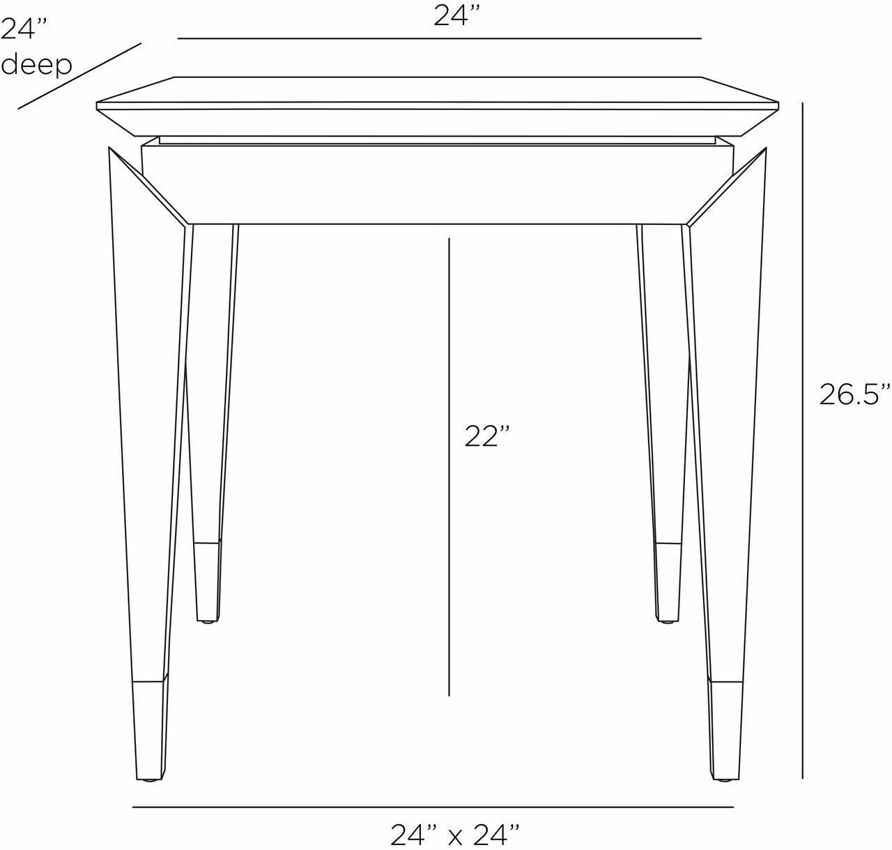 Arteriors Home Tarten End Table