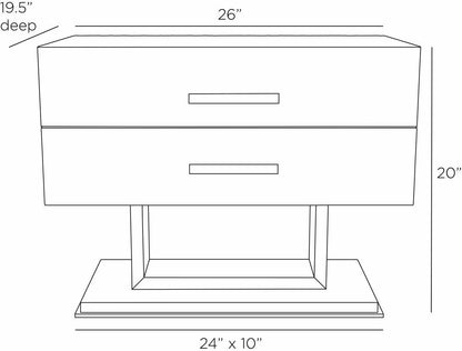 Arteriors Home Tatro Side Table