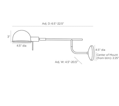 Arteriors Home Tempe Wall Sconce