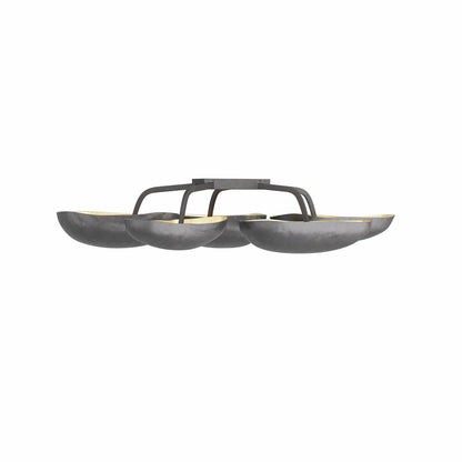 Arteriors Home Theo Flush Mount Blackened Iron