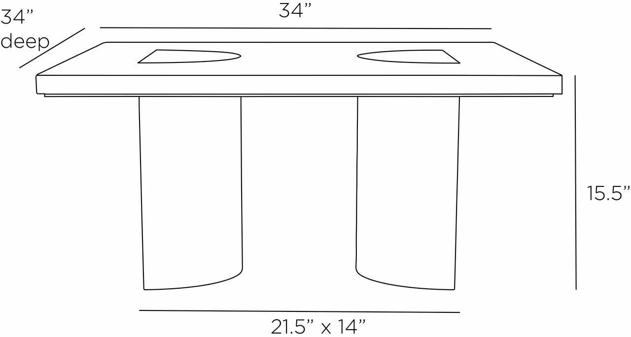 Arteriors Home Tindle Cocktail Table
