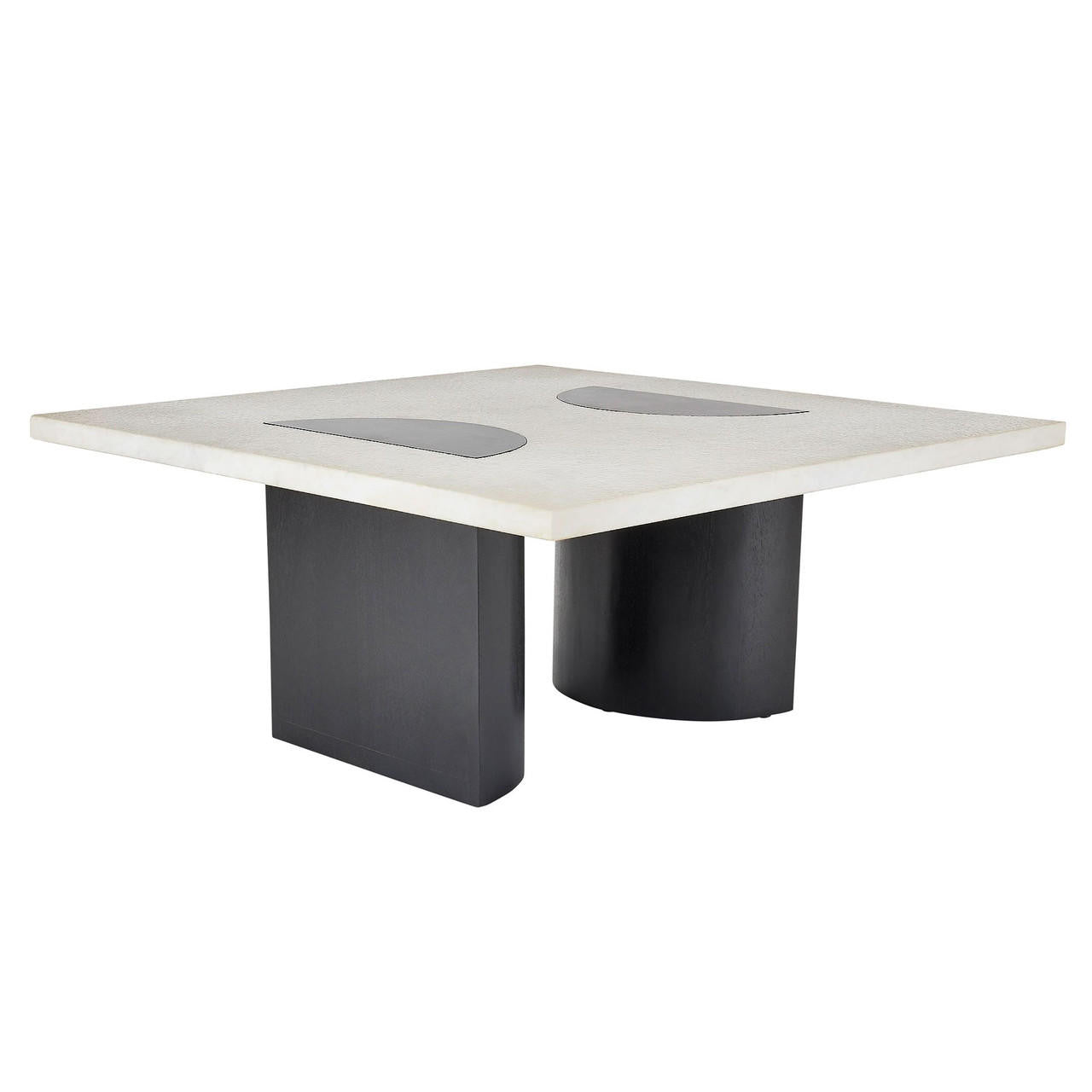 Arteriors Home Tindle Cocktail Table White Sandblasted