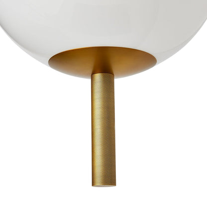 Arteriors Home Tirso Pendant Opal, Antique Brass