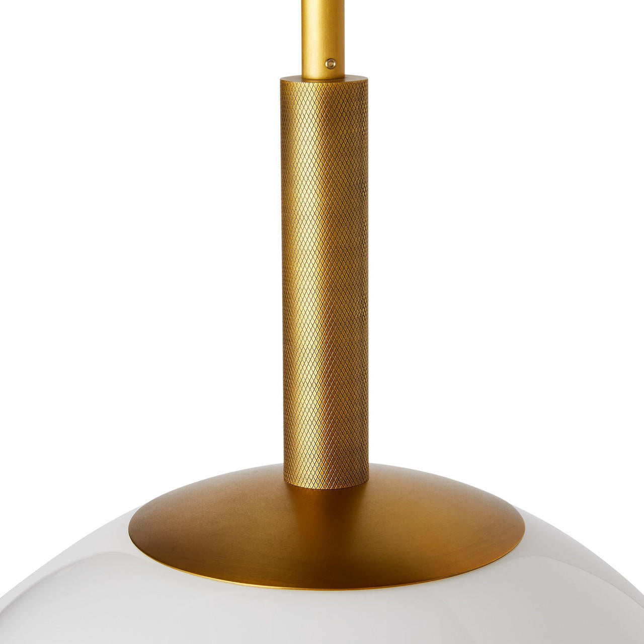Arteriors Home Tirso Pendant Opal, Antique Brass