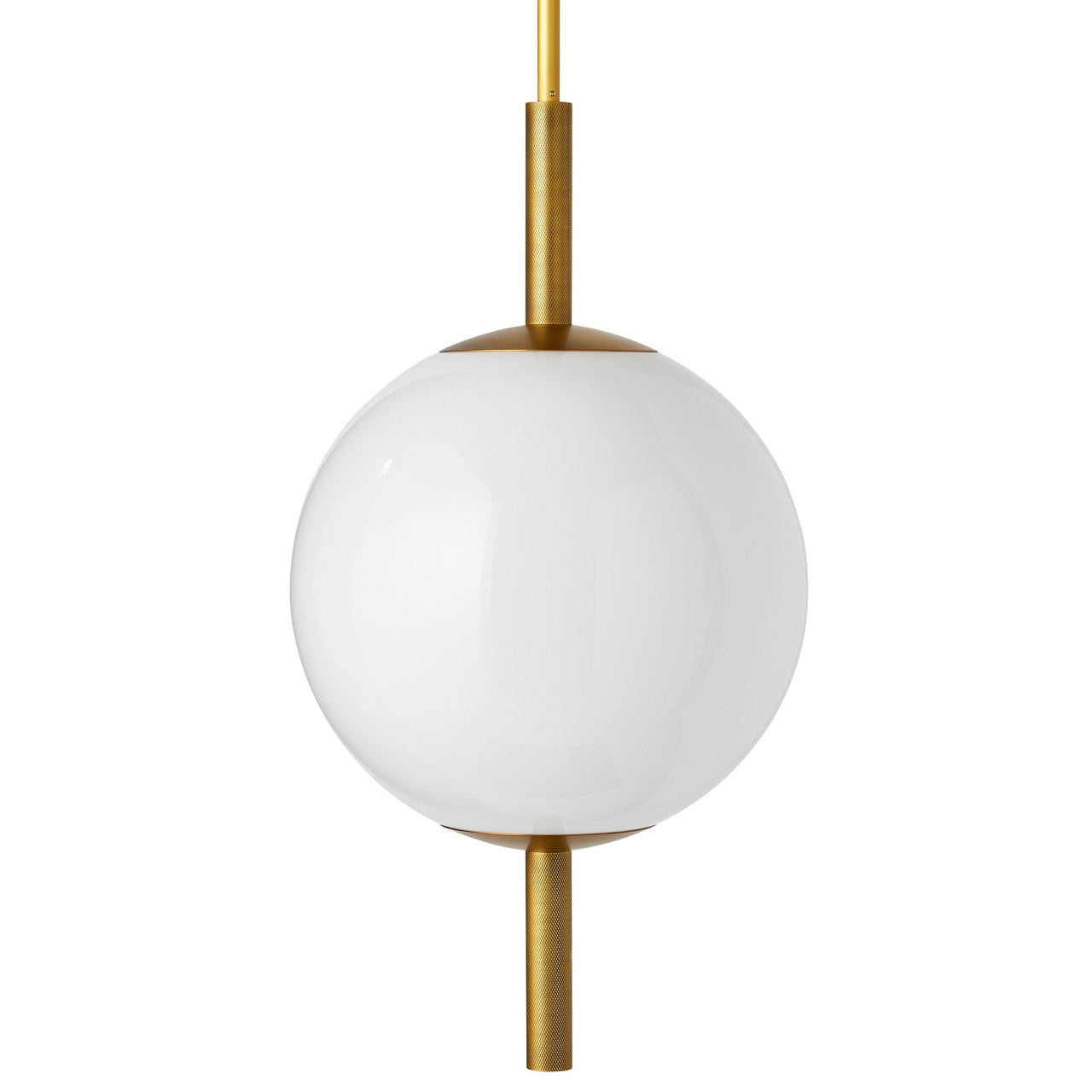 Arteriors Home Tirso Pendant Opal, Antique Brass