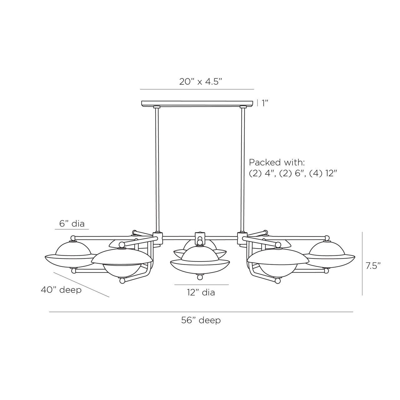 Arteriors Home Towne Chandelier