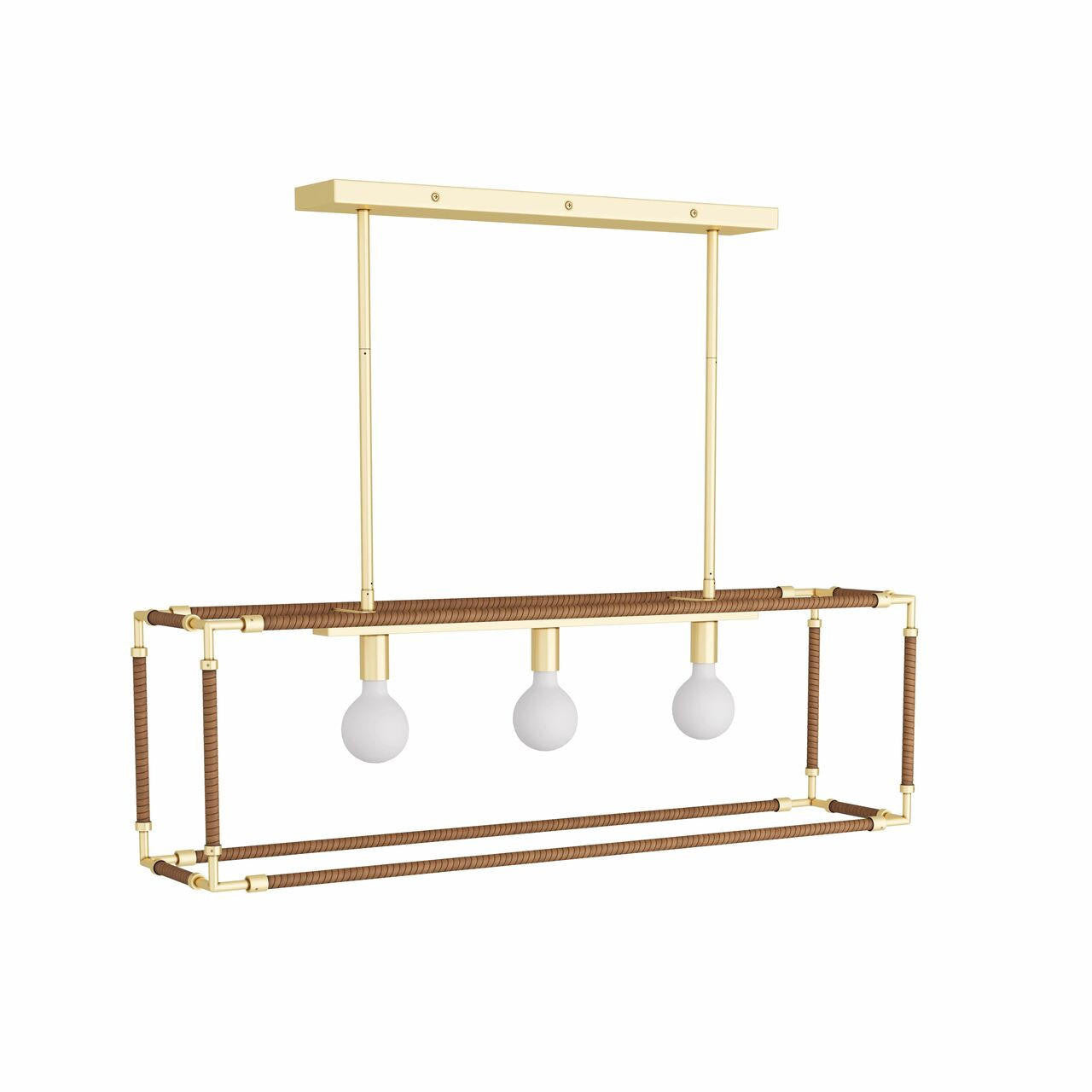 Arteriors Home Trenton Chandelier Cognac