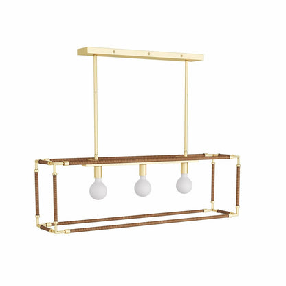 Arteriors Home Trenton Chandelier Cognac