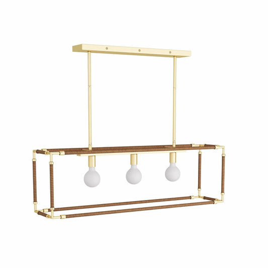 Arteriors Home Trenton Chandelier Cognac