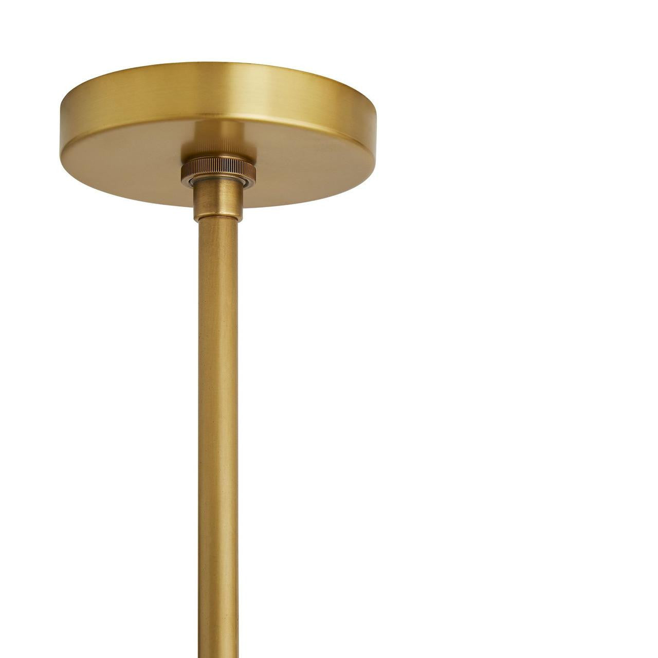 Arteriors Home Troon Chandelier, 12-Light, Antique Brass, Opal Swirl Glass, 36"W (89447 3MPKV)